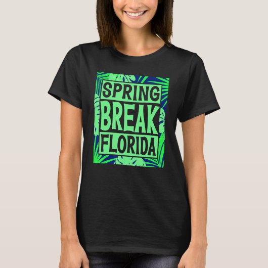 Spring Break Senior Class Student School Trip Flor T-Shirt (Vorderseite)
