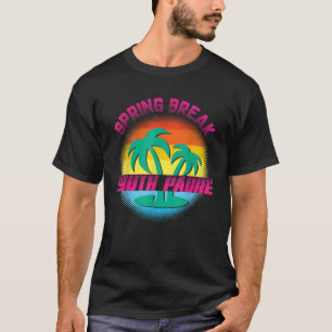 Spring Break South Padre Sunset Vintag Matching W T-Shirt
