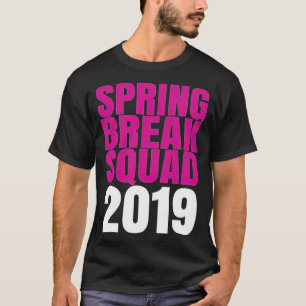 Spring Break Squad 2019 afrikanischer Rücken - T-Shirt