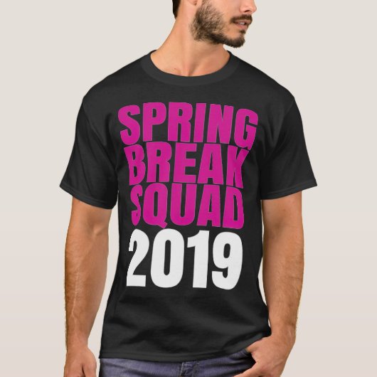 Spring Break Squad 2019 afrikanischer Rücken - T-Shirt (Vorderseite)