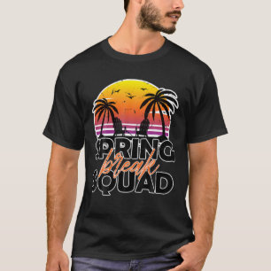 Spring Break Squad 2022 Retro Matching Group Vinta T-Shirt