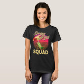 Spring Break Squad 2022 Retro Spring Break Beach S T-Shirt (Vorne ganz)