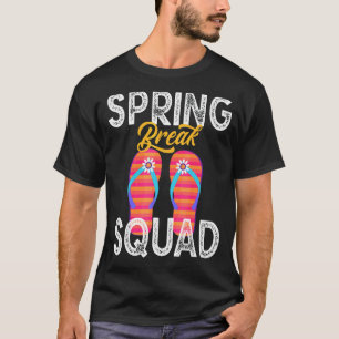 Spring Break Squad 2022 Sommerreise Vintag Cool F T-Shirt