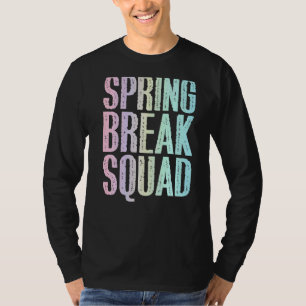 Spring Break Squad Vintager Frühlingsurlaub T-Shirt