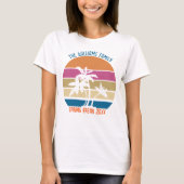 Spring Break Trip Beach Sunset Custom Family T-Shirt (Vorderseite)