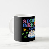 Spring Break Vacation Men's Basic T - Shirt Kaffeetasse (Vorderseite Links)
