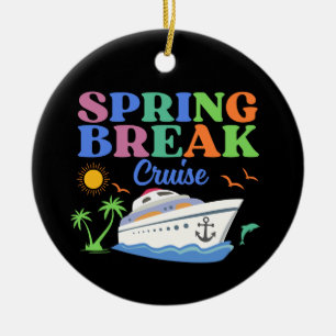Spring Break Vacation Men's Basic T - Shirt Keramik Ornament