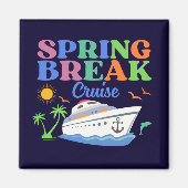 Spring Break Vacation Men's Basic T - Shirt Magnet (Vorne)