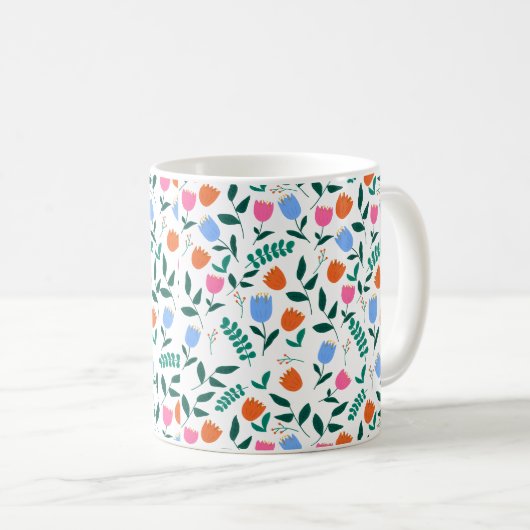 Spring Breeze Patch-Tasse Kaffeetasse (VorderseiteRechts)
