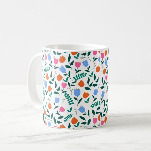 Spring Breeze Patch-Tasse Kaffeetasse (Vorderseite Links)