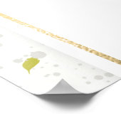 Spring Bridal Brunch Begrüßung Wildblume Poster (Ecke)