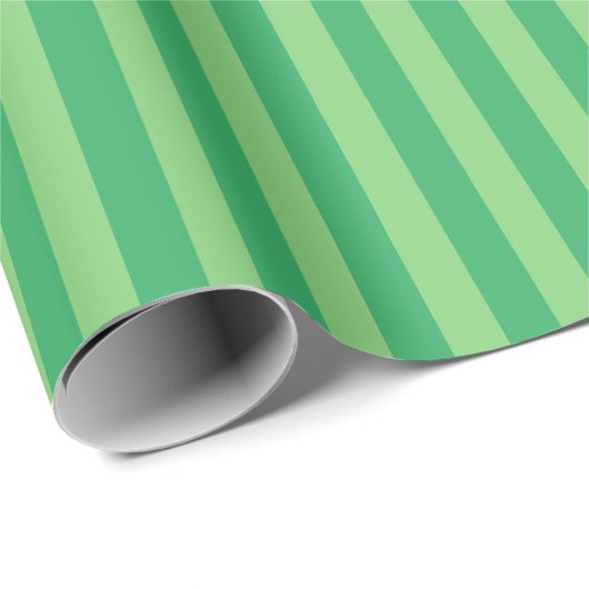 Spring Bright Limon Apple Green Ombre Streifen Geschenkpapier (Rolleneckpunkt)