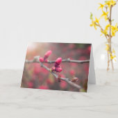 Spring Buds Forth Karte (Gelbe Blume)