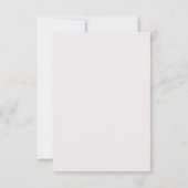 Spring Buds Wedding RSVP Karte (Rückseite)