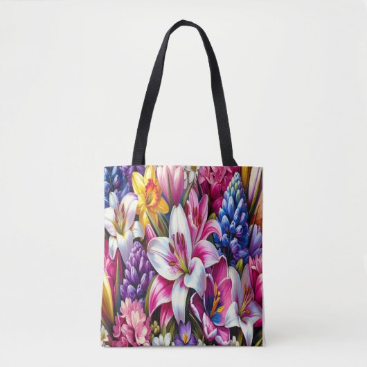 "Spring Bulb Blume" Tasche (Vorderseite)