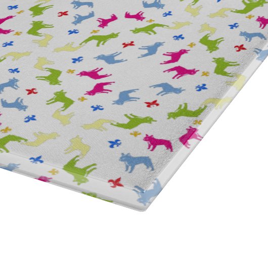 Spring Bulldogs Schneidebrett (Ecke)
