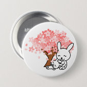 Spring Bunnies Button (Vorne & Hinten)