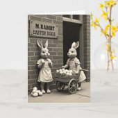 Spring Bunnies Delivery Card Karte (Gelbe Blume)