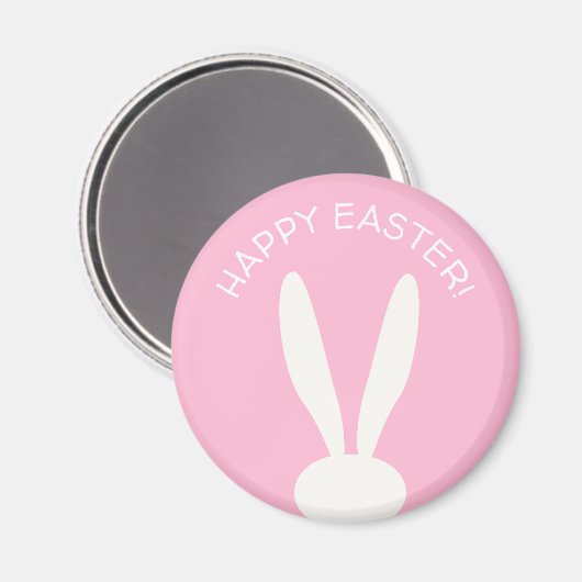 Spring Bunnies Happy Oaster Eggs Hunt Party Magnet (Vorderseite/Rückseite)