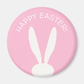 Spring Bunnies Happy Oaster Eggs Hunt Party Magnet (Vorne)