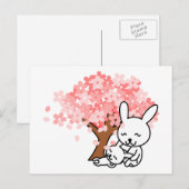 Spring Bunnies Postcard Postkarte (Vorne/Hinten)