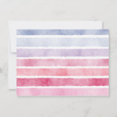 Spring Bunny Birthday Foto Einladung (Rückseite)