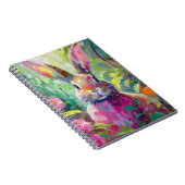 Spring Bunny Colorado Moderne Abstrakte Kunst Notizblock (Rechte Seite)