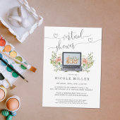 Spring Bunny | Einladung zu Virtual Baby Shower