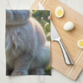 Spring Bunny Geschirrtuch (Viertel Falte)