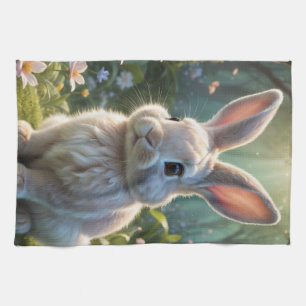 Spring Bunny Geschirrtuch