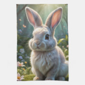 Spring Bunny Geschirrtuch (Vertikal)