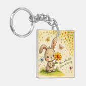 Spring Bunny Keychain Schlüsselanhänger (Vorderseite links)