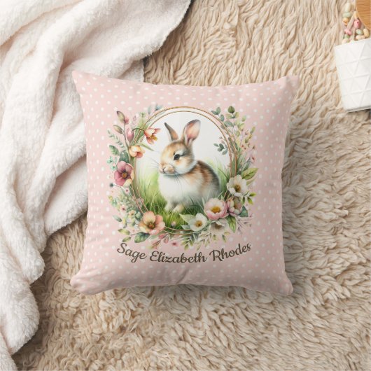 Spring Bunny Kissen (Decke)