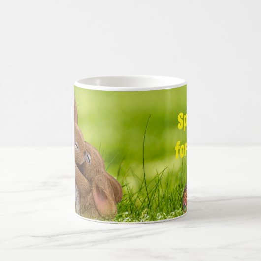 Spring Bunny Lovers Kaffeetasse (Mittel)