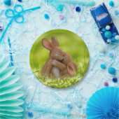 Spring Bunny Lovers Pappteller (Party)