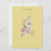 Spring Bunny | Osterfest | Eierjagd | Baby | Brunc Einladung (Rückseite)