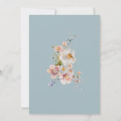 Spring Bunny | Osterfest | Eierjagd | Baby | Brunc Einladung (Rückseite)