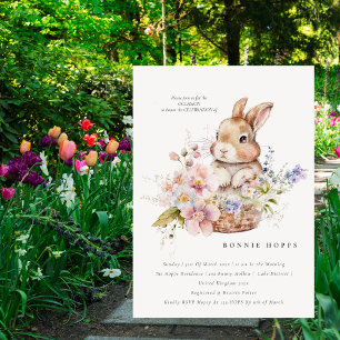 Spring Bunny   Osterfest   Eierjagd   Baby   Brunc Einladung