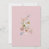 Spring Bunny | Osterfest | Eierjagd | Baby | Brunc Einladung (Rückseite)