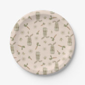 Spring Bunny  Pappteller (Vorderseite)