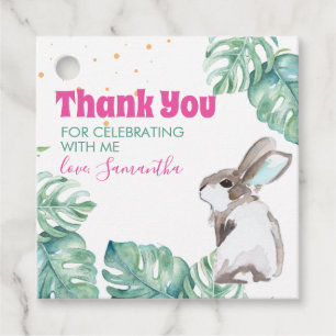 Spring Bunny Party Vielen Dank für Tags Geschenkanhänger