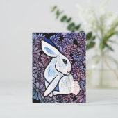 Spring Bunny Rabbit Easter Ostara                  Postkarte (Stehend Vorderseite)