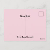 Spring Bunny Rabbit Easter Ostara                  Postkarte (Rückseite)