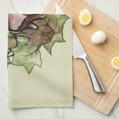 Spring Bunny Rabbit Nature Ivy Geschirrtuch (Viertel Falte)