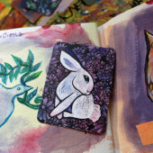 Spring Bunny Rabbit Ostara Mitteilungskarte