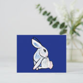 Spring Bunny Rabbit Ostara Postkarte (Stehend Vorderseite)
