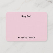 Spring Bunny Rabbit Ostara Telefonnummerkarte (Rückseite)