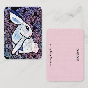 Spring Bunny Rabbit Ostara Telefonnummerkarte