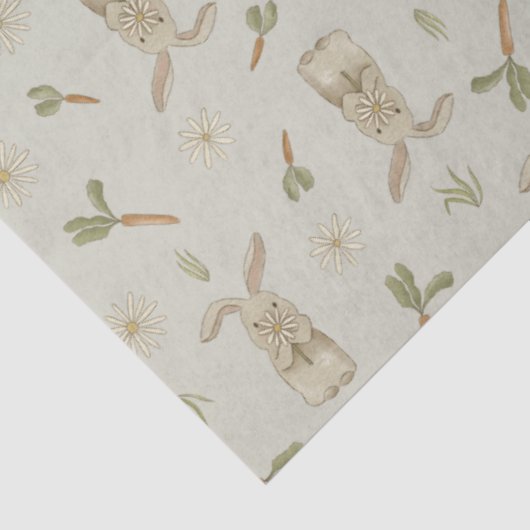 Spring Bunny Tissue Paper Seidenpapier (Ausschnitt)