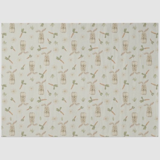 Spring Bunny Tissue Paper Seidenpapier (Vorderseite)